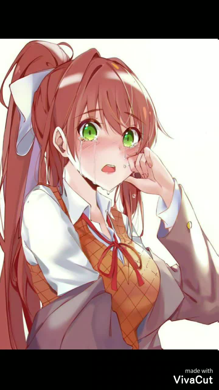 Арт с Моникой(про меня забыли) | Doki Doki Literature Club{RUS} Amino