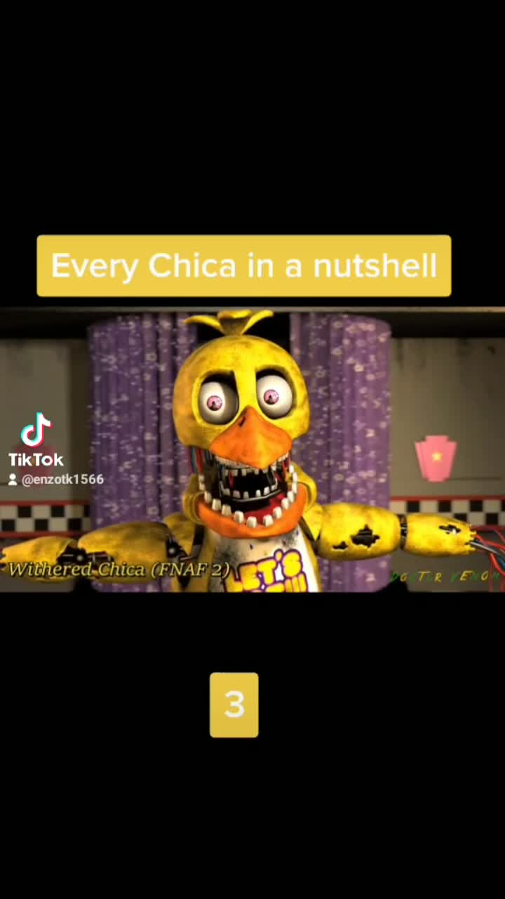 Withered Chica in a nutshell FNAF UCN 