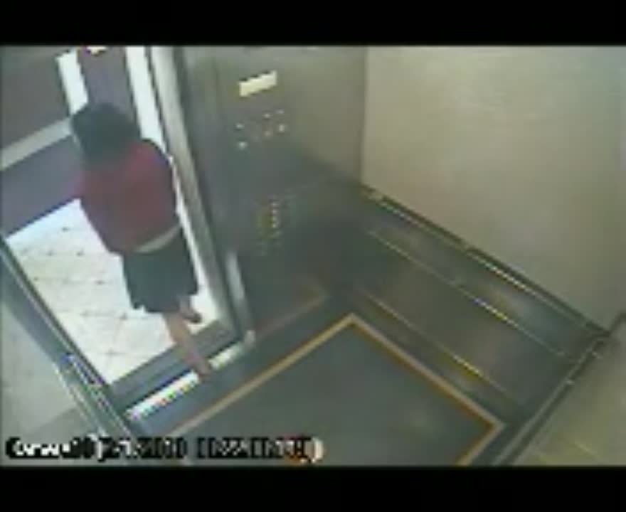 Wrong elevator gang bang