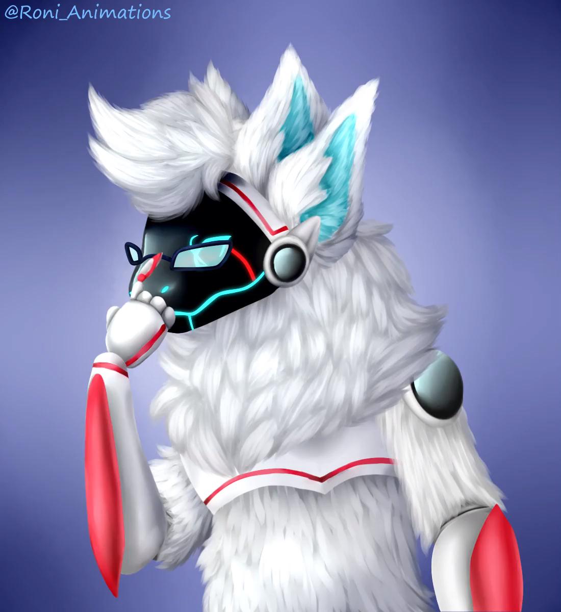 Protogen art/ first post!  Primagen/Protogen Amino Amino