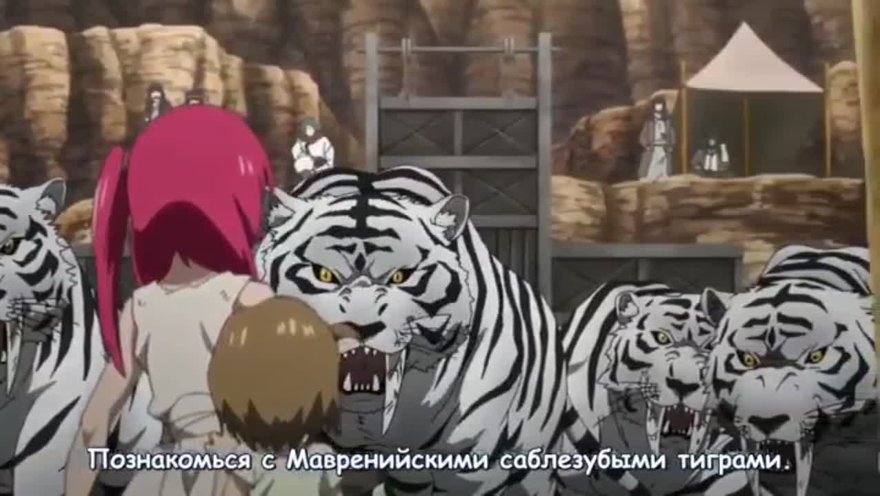 Morgiana vs Tigers аниме