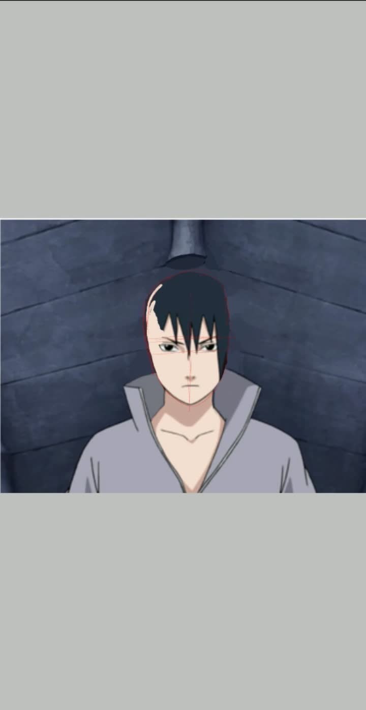 Bald sasuke