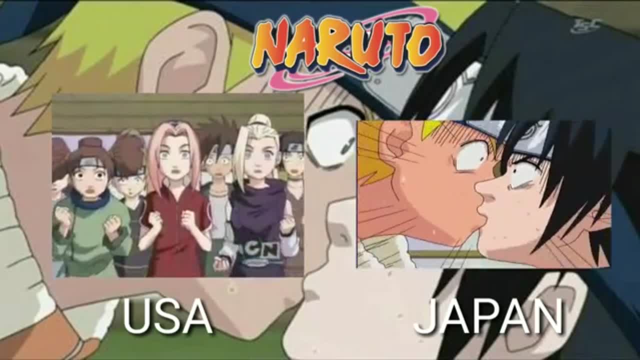 cartoon network censuró el primer beso de sasuke y Naruto |  SasuNaru/NaruSasu ♥ Amino