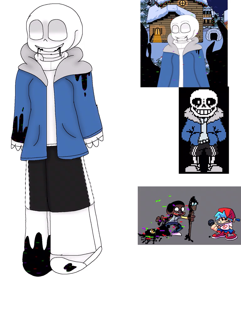  (pibby!sans AU)  Undertale AUs Amino