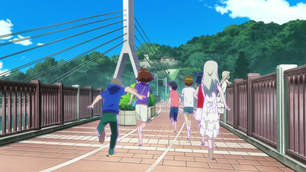 Shidoukan day after the animation. Невиданный цветок фильм 2015. Невиданный цветок дорама. Anohana Япония мост. Невиданный цветок 2 сезон Дата выхода.