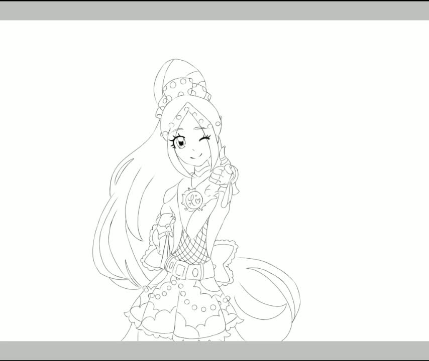 Hirogaru Sky! Coloring Page : r/precure